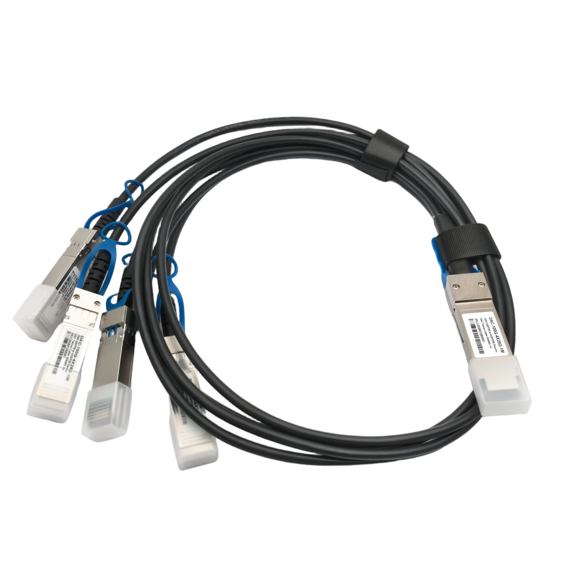 100G QSFP28 to 4*SFP28 DAC